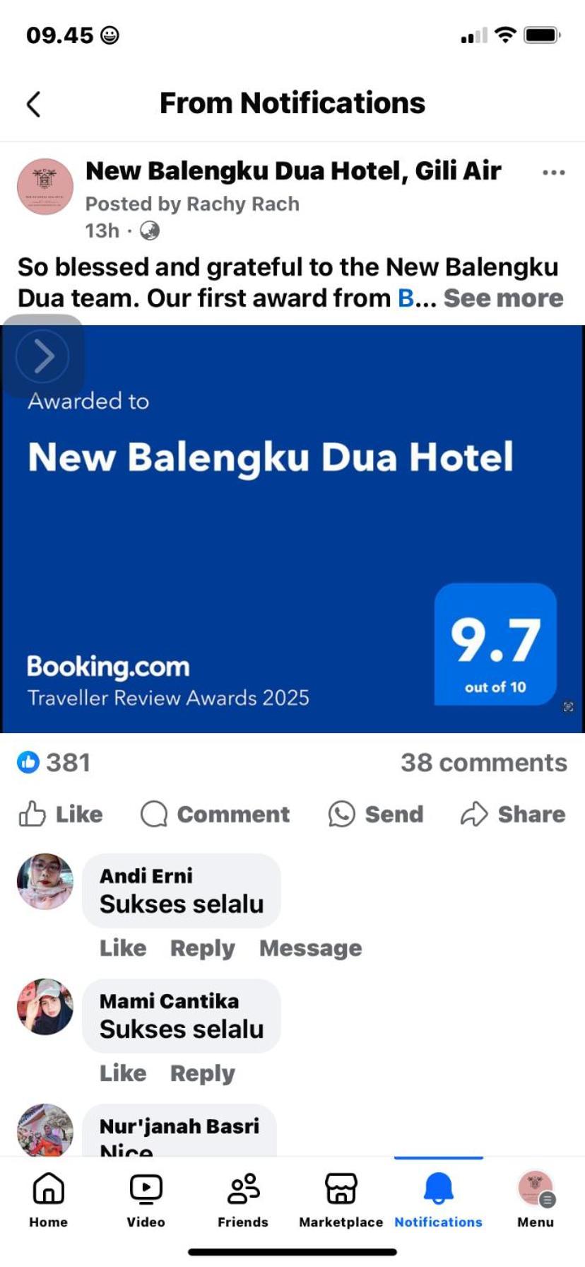 New Balengku Dua Hotel - Adults Only Gili Air Exterior foto